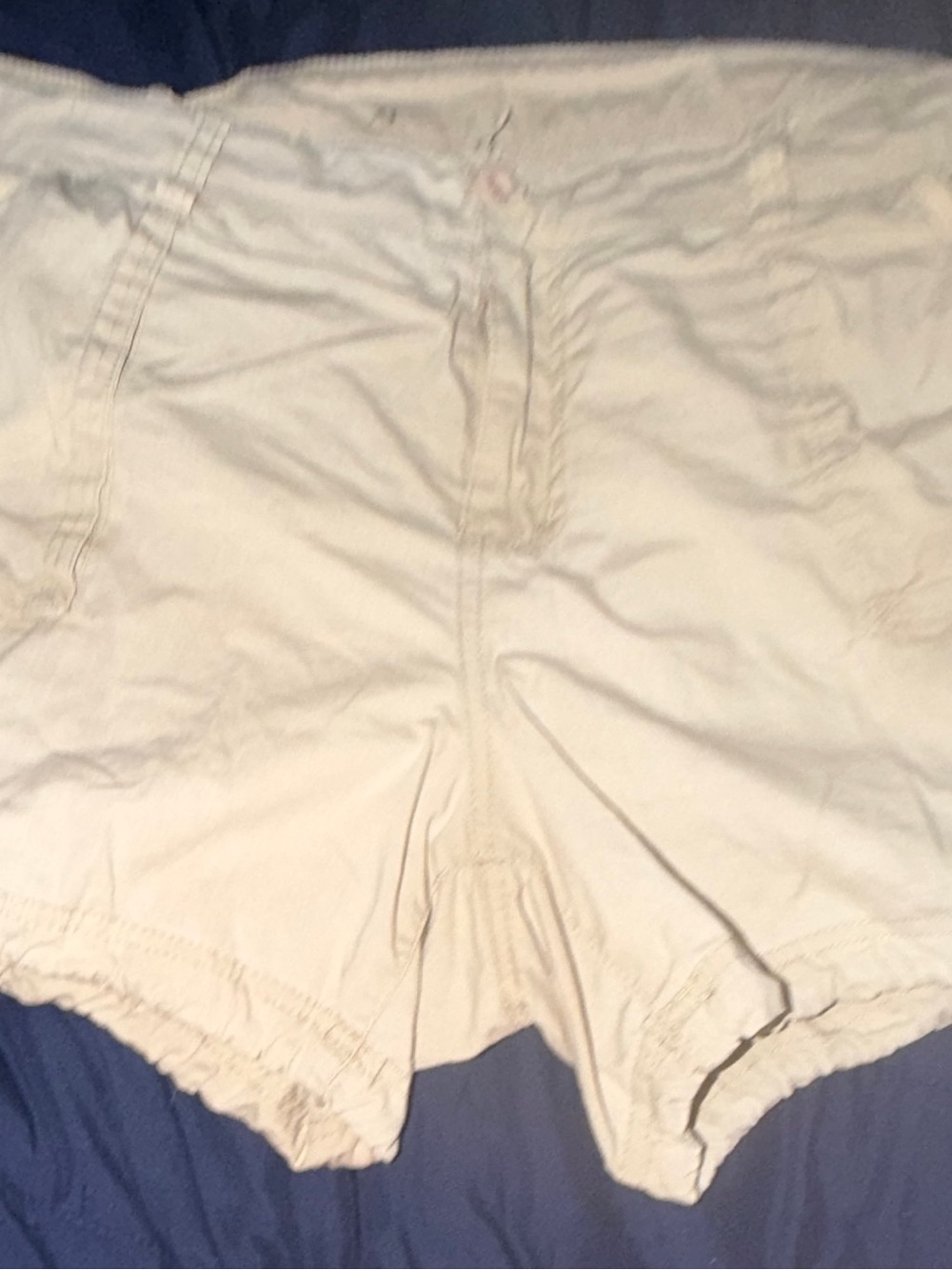 Willi Smith Cream Cargo Shorts